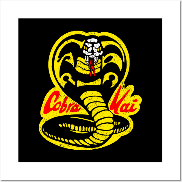 Cobra Kai ✅ Strike First - Strike Hard Wall Art by Sachpica